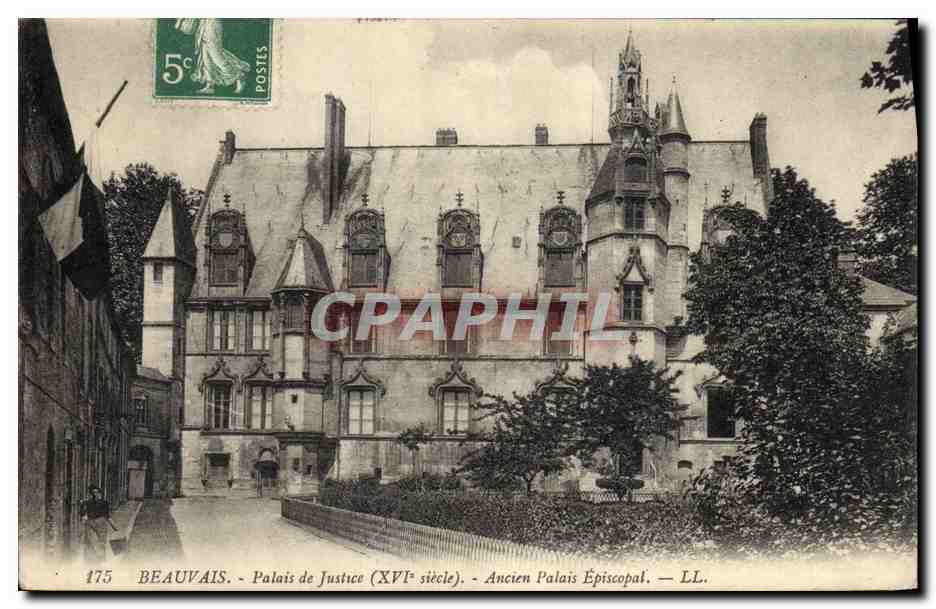 CPA Palais de Justice Ancien Palais Episcopal Beauvais