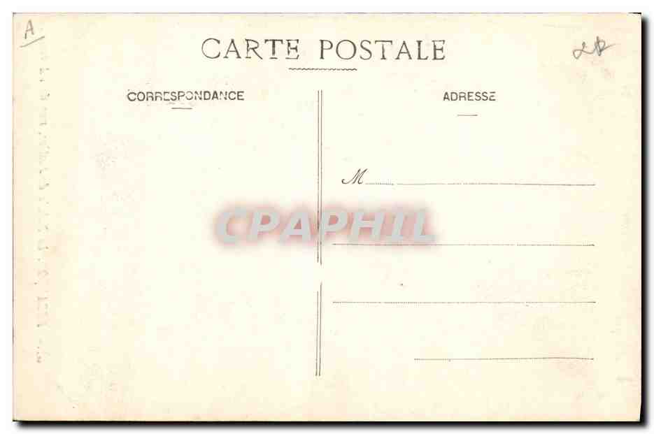 CPA Palais de Justice Rue de l'Arsenal Besancon — Verso