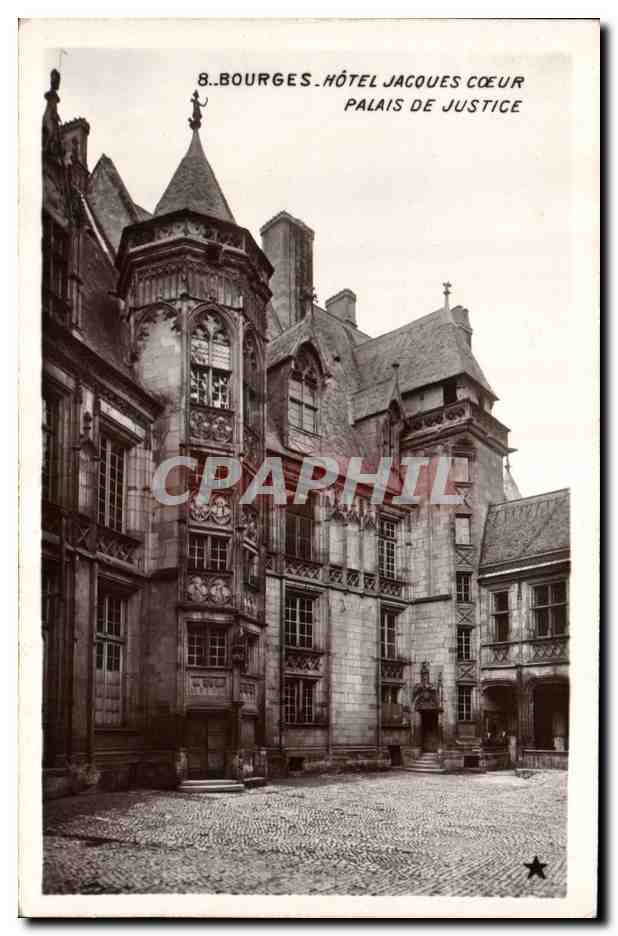 CPA Palais de Justice Bourges Hotel Jacques Coeur