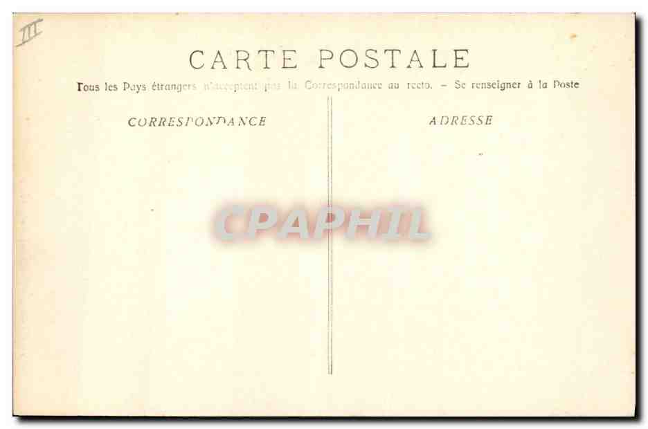CPA Bateau de Guerre Le Baliste Destroyer d'escadre — Verso