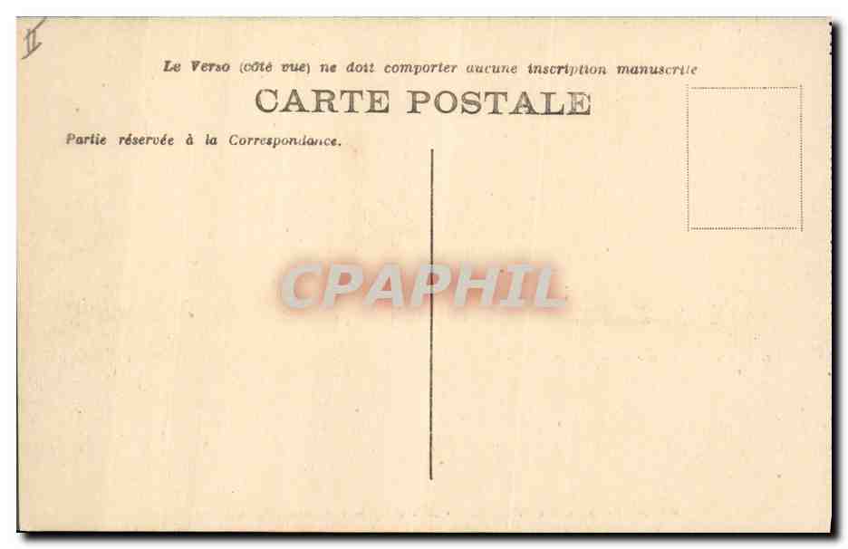 CPA Bateau de Guerre Bretagne Cuirasse a turbines — Verso