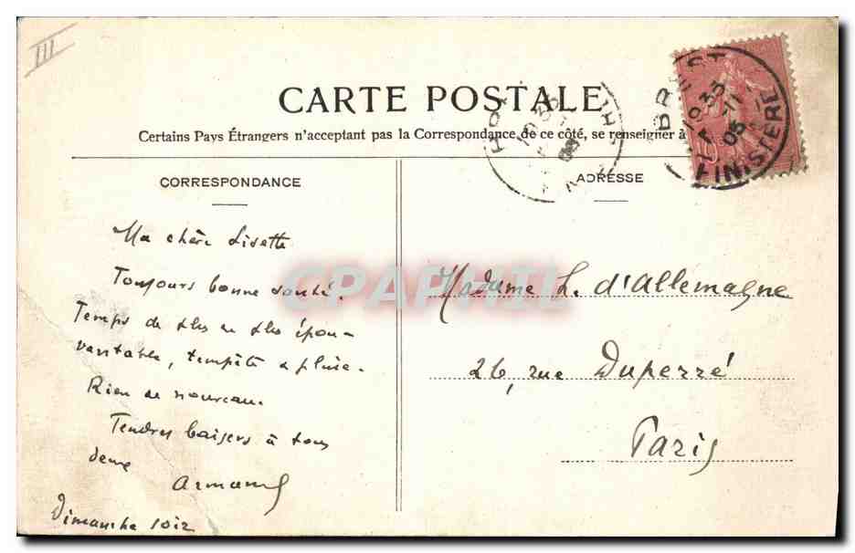 Brest - Fond du Port de guerre - Le « Bruix » — G. B. — Reverso