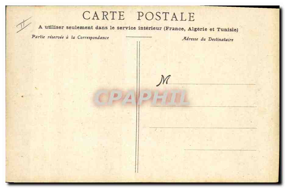 CPA Bateau de Guerre Bouvines Garde Cotes Cuirasse — Verso