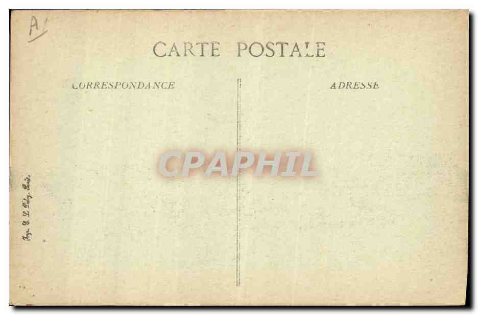 CPA Bateau de Guerre Le Bisson Contre torpilleur — Verso