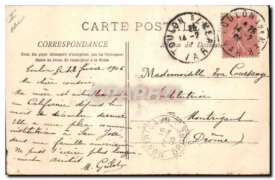 Le "Bouvet" — Cuirassé d'escadre à tourelles — A. Bougault n°517 — Reverso