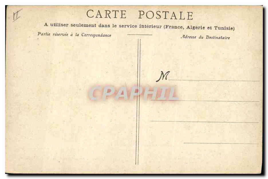 CPA Bateau de Guerre Bouvet Cuirasse a tourelles — Verso