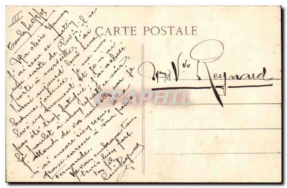 Cuirassé d'escadre "Bouvet" — Marine militaire Française — série 52 — Verso