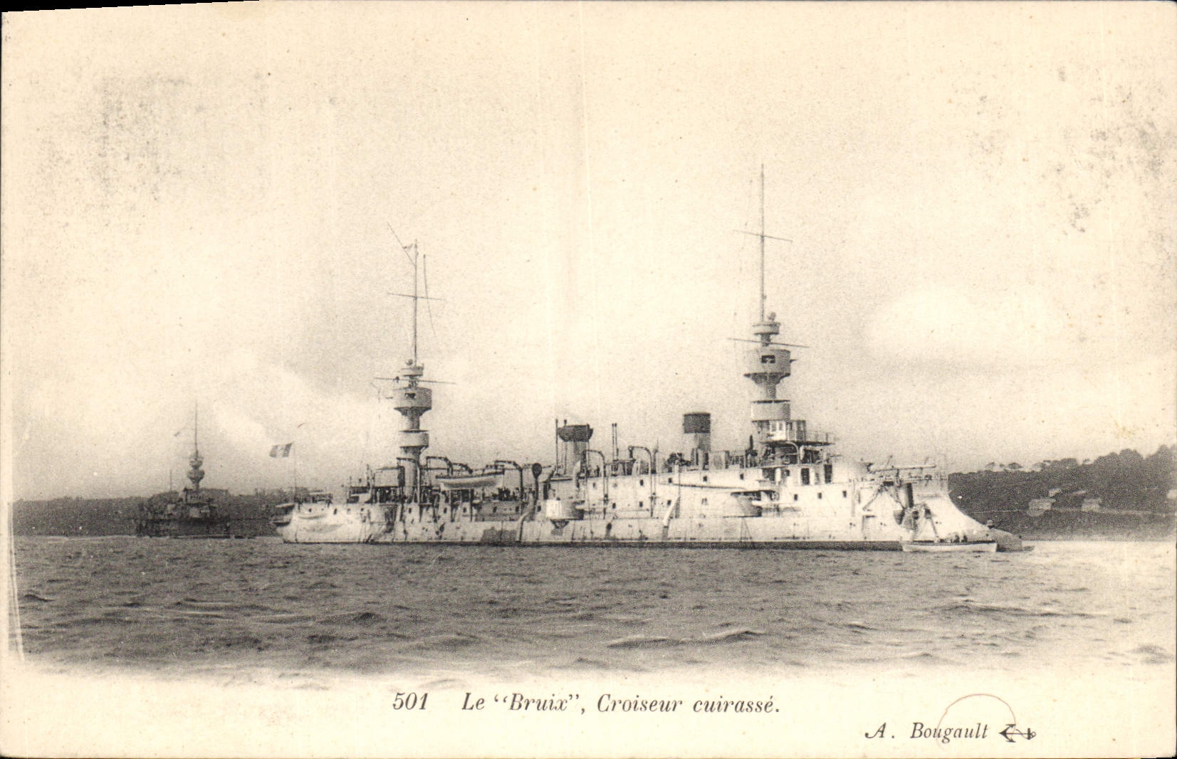 Le 'Bruix', Croiseur cuirassé — A. Bougault, n° 501