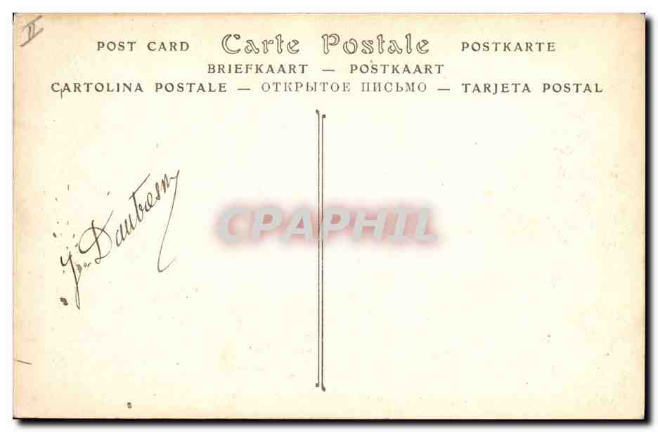 CPA Prefecture Angers — Rückseite
