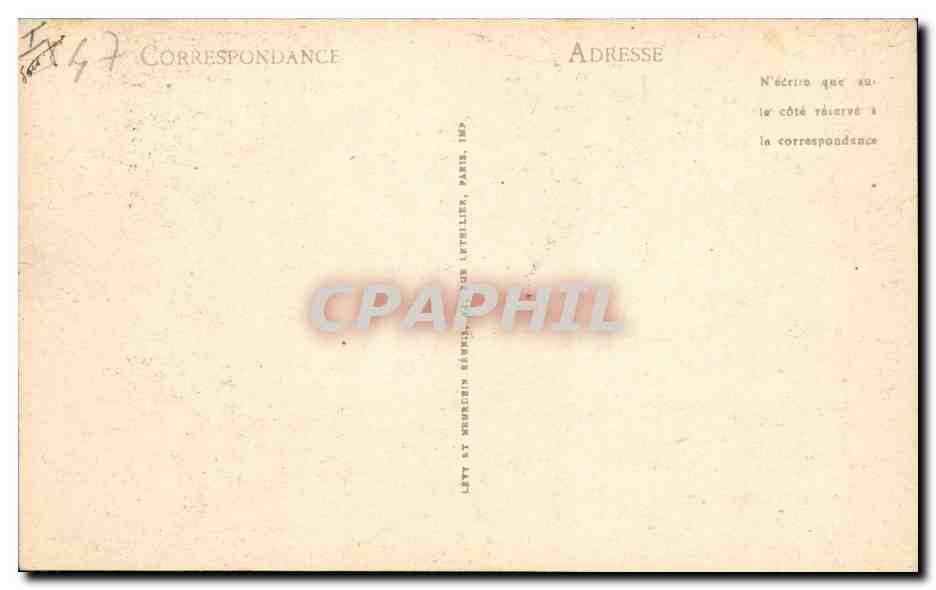 CPA Prefecture Agen — Verso