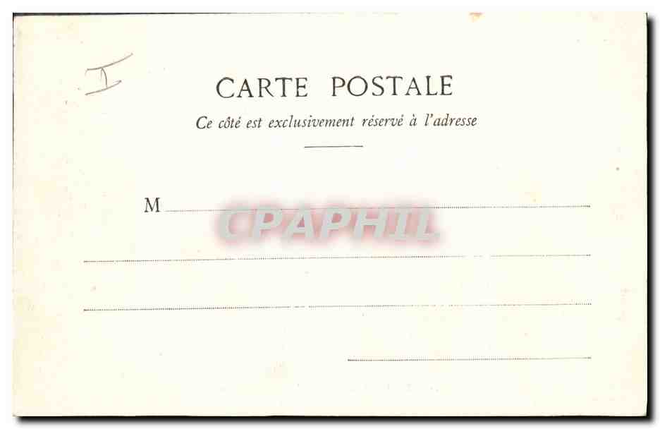 CPA Albertville Place de la Sous Prefecture  — Rückseite