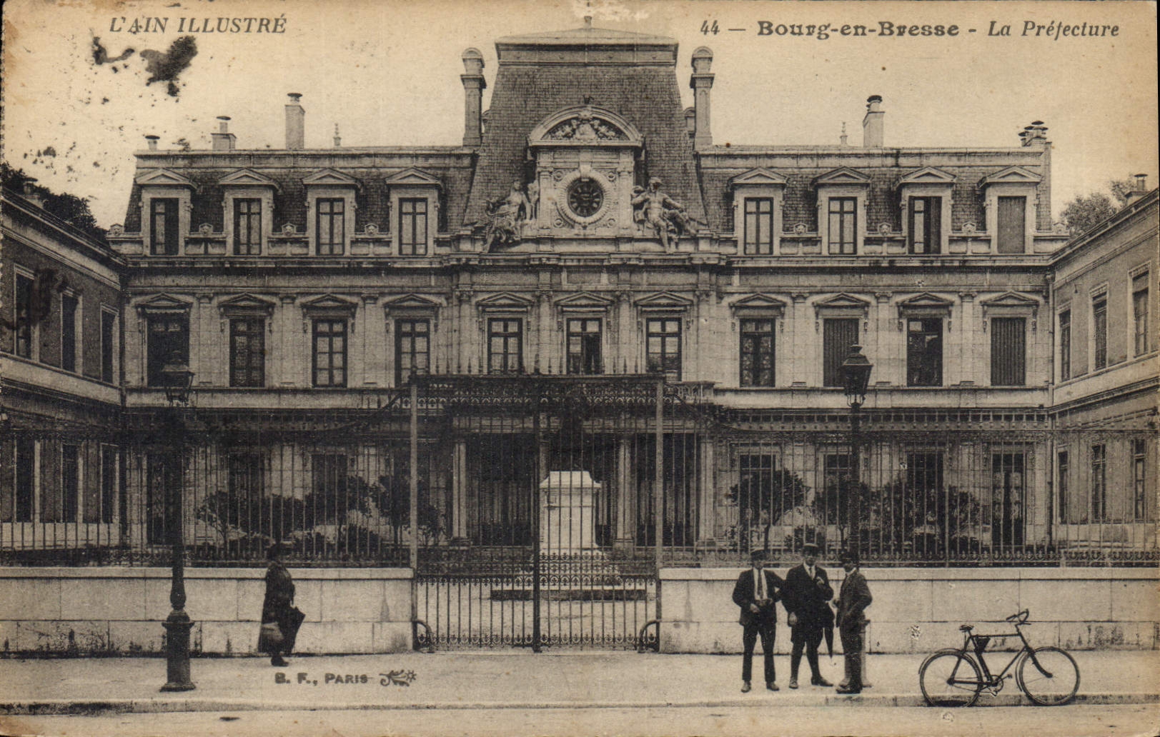 CPA Prefecture Bourg en Bresse Velo Cycle