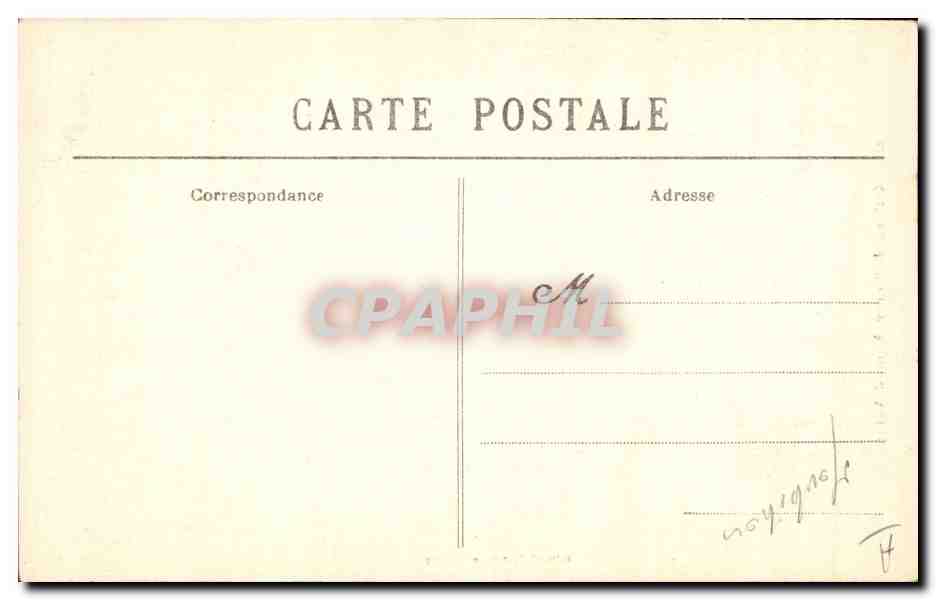 CPA Folklore Costumes de Sainte Anne d'Auray — Verso
