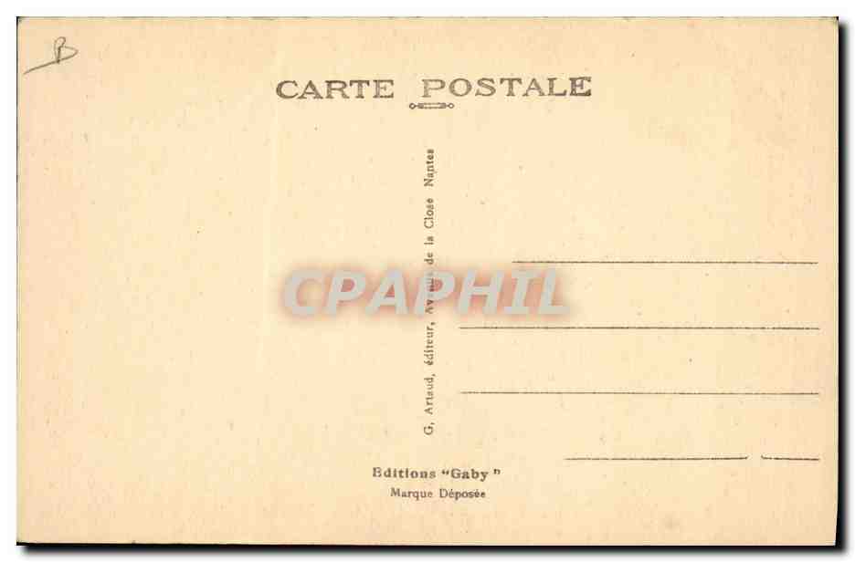 CPA Folklore Environs de Ploermel Noce bretonne le repas des invites Mariage — Verso