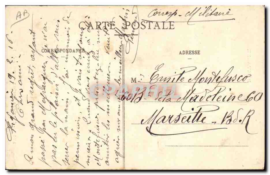 CPA Folklore Mariage breton Sortie de l'eglise  — Verso