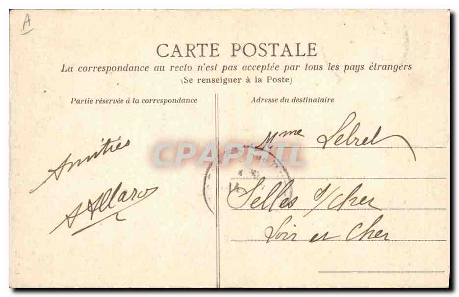 CPA Folklore Pontivy La mere et l'enfant — Verso