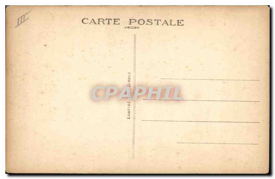 CPA Folklore Vieux Paysan du Morbihan — Verso