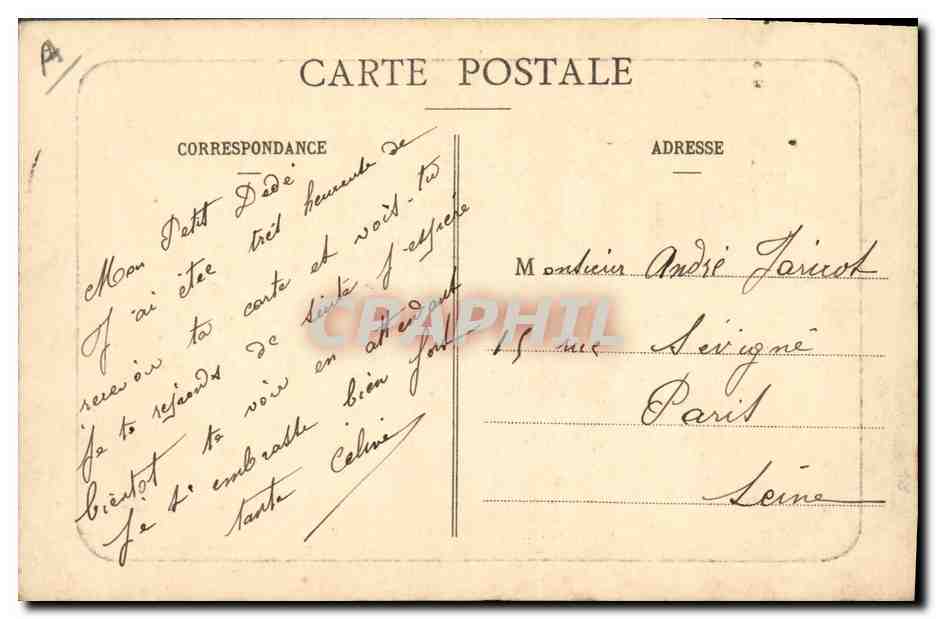 CPA Folklore Autour du chaudron de bouillie en Bretagne Enfants — Verso