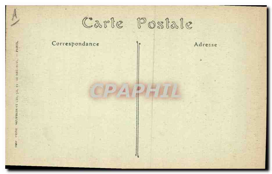 CPA Folklore Brehatine — Verso