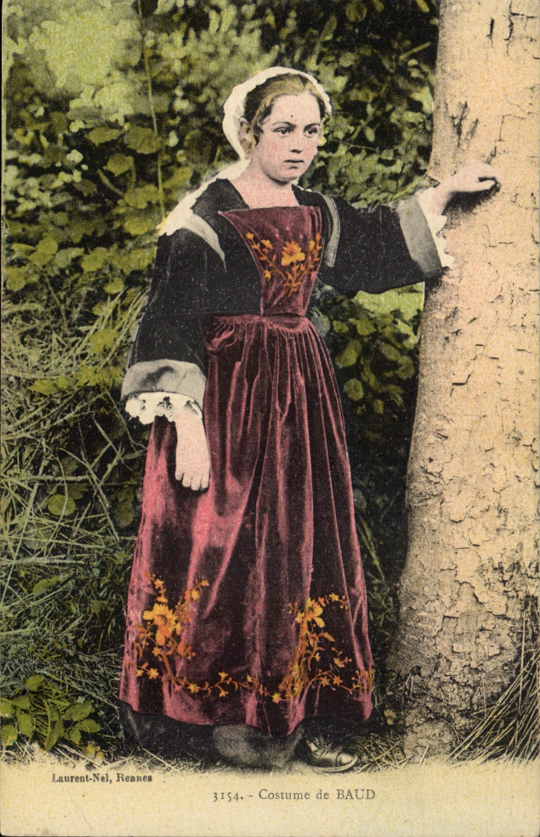 CPA Folklore Costume de Baud
