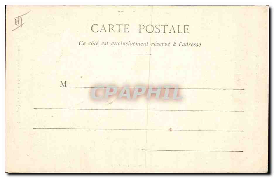 CPA Folklore Petit breton de Fouesnant — Verso