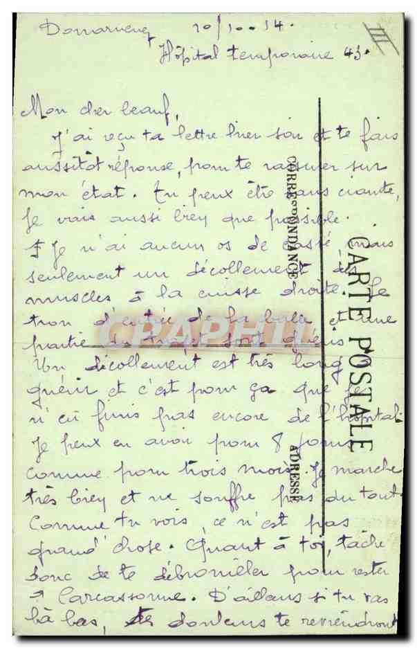 CPA Folklore Jeune femme du Cap — Verso