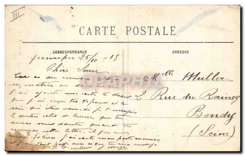 CPA Folklore Elliant Futurs epoux Enfants — Verso