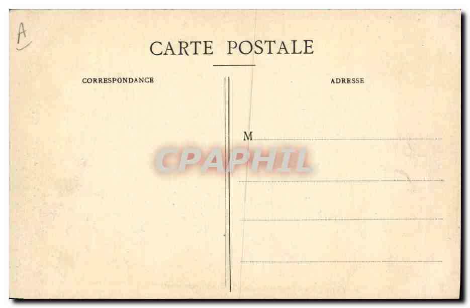 CPA Folklore Costume de Lorient — Verso