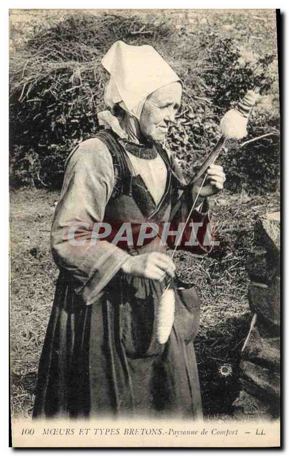 CPA Folklore Paysanne de Comfort