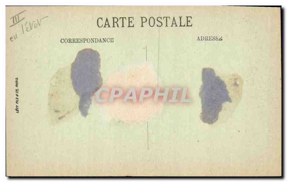 CPA Folklore Paysanne de Comfort — Verso