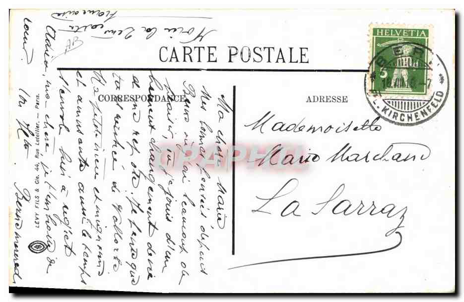 CPA Militaria La croisade des femmes francaises Place Edouard VII Paris Chiffon de papier du Chancelier Allemand — Rückseite
