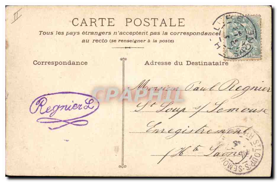 CPA Militaria Rezonville par Aime Morot  — Rückseite