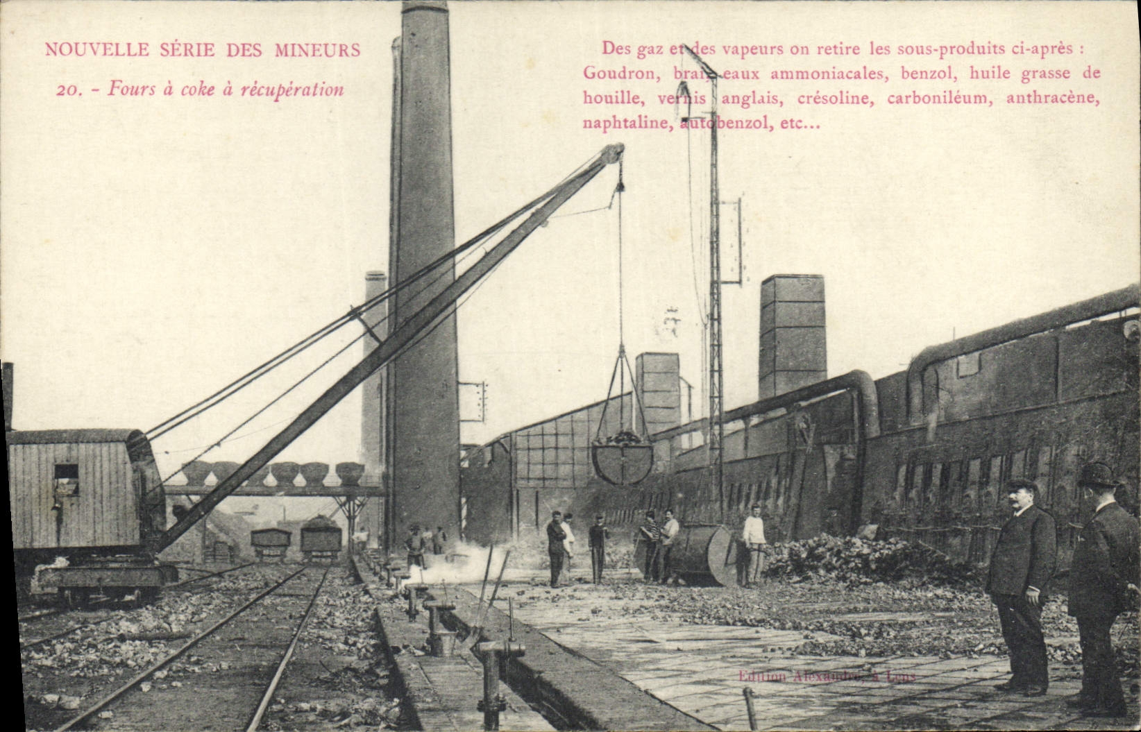 Fours à coke à récupération — Nouvelle Série des Mineurs n°20 — Édition Alexandre à Lens