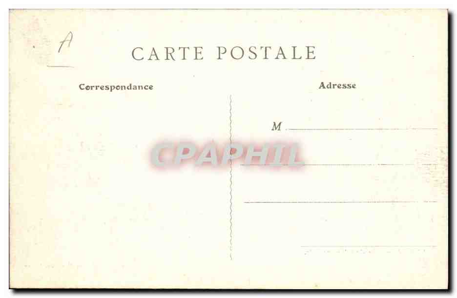 CPA Mine Mines Mineurs La Lampisterie — Rückseite