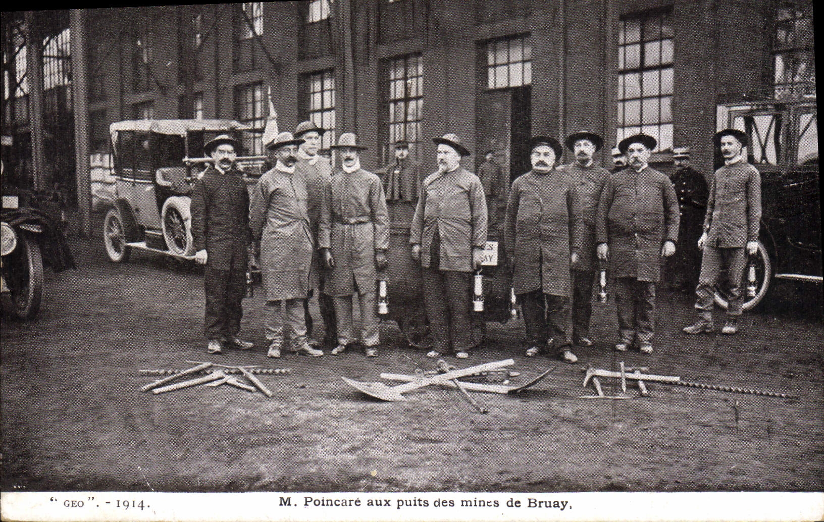 CPA Mine Mines M Poincare aux puits des mines de Bruay