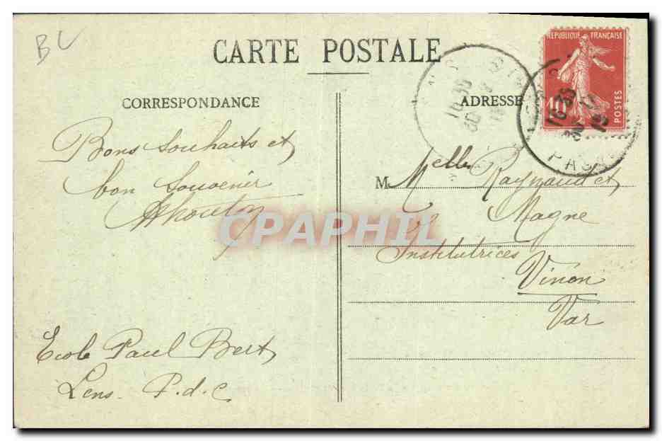 Mine - Perforation mécanique à l'aide de l'air comprimé — Nouvelle Série des Mineurs, n°5 — Alexandre, éditeur à Bruay — Rückseite