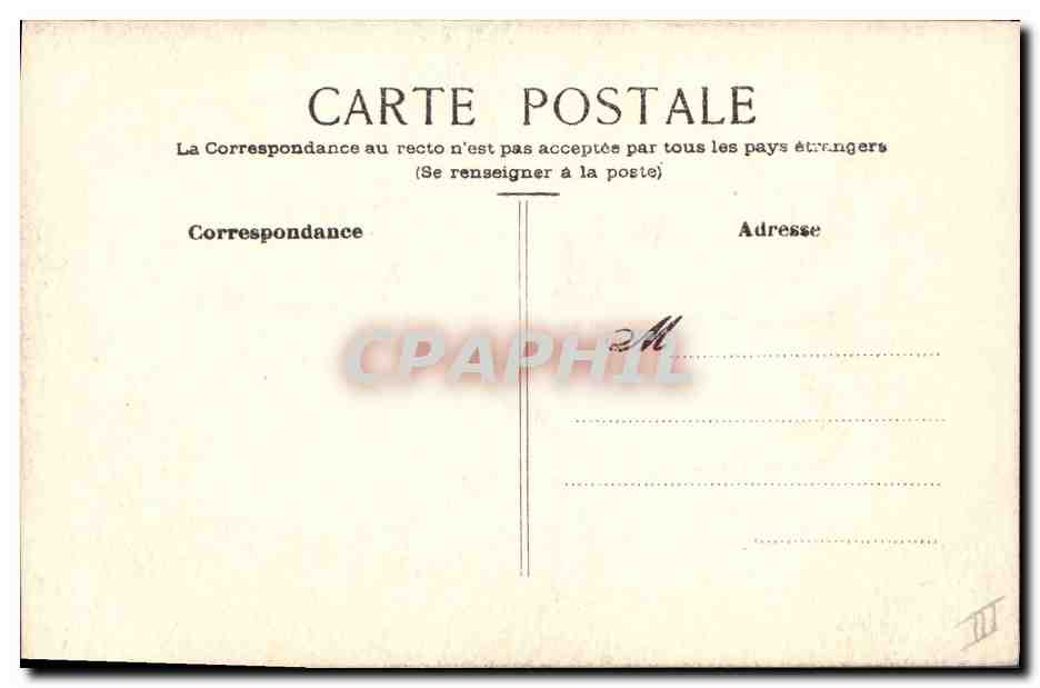 CPA Fantaisie Fleurs (dessin a la main)  — Verso
