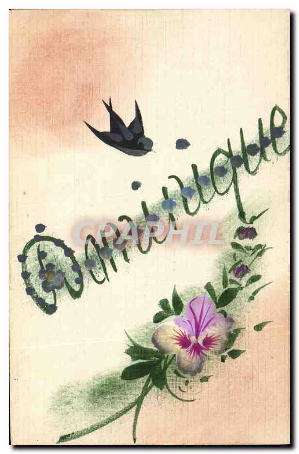 Dominique — oiseau et fleur — Harouët