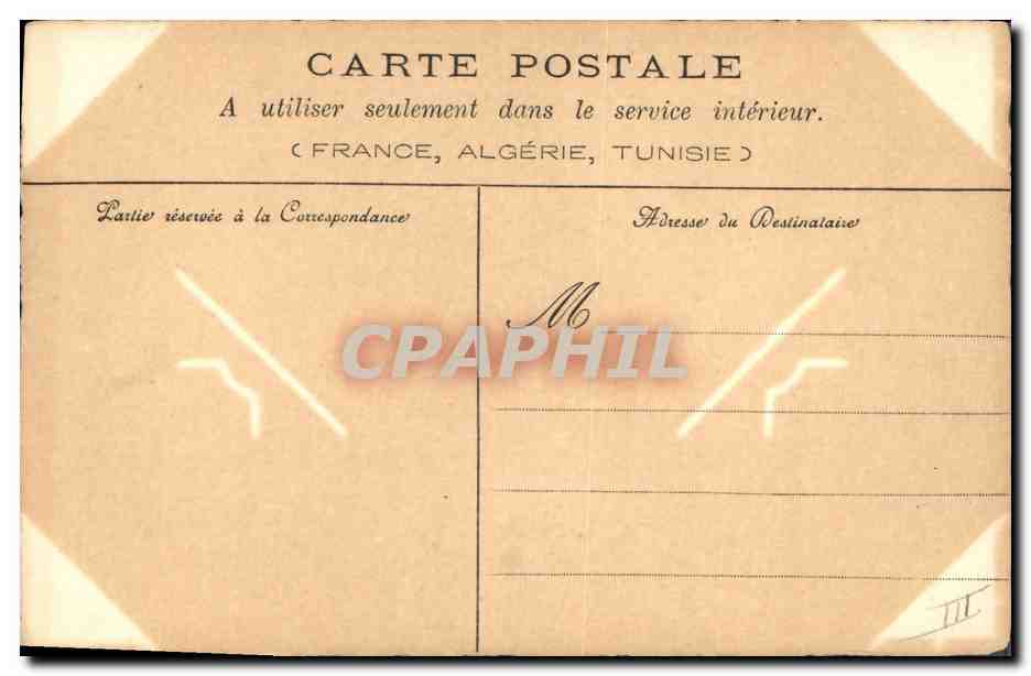 CPA Fantaisie Fleurs (dessin a la main)  — Verso