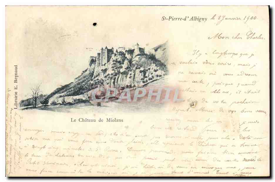 CPA Chateau de Miolans St Pierre d'Albigny