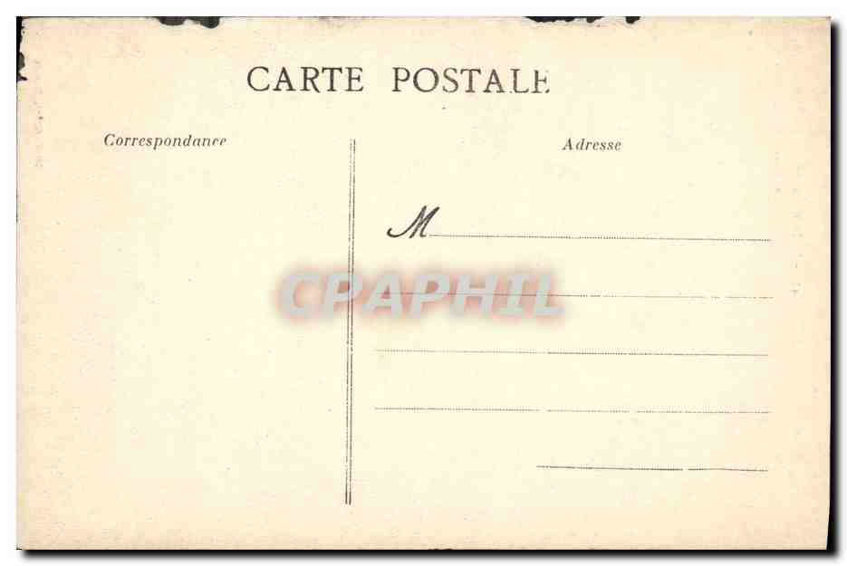 CPA Chateau St Servan La Tour Solidor Bateau — Rückseite