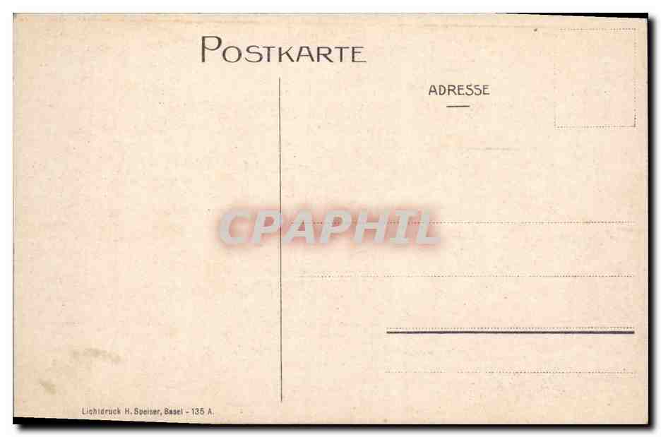 CPA Chateau Arlesheim Schloss Birseck — Verso