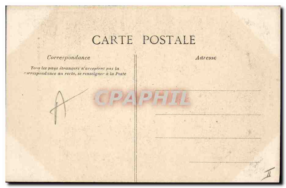 CPA Grottes Padirac La grande Pendeloque — Rückseite