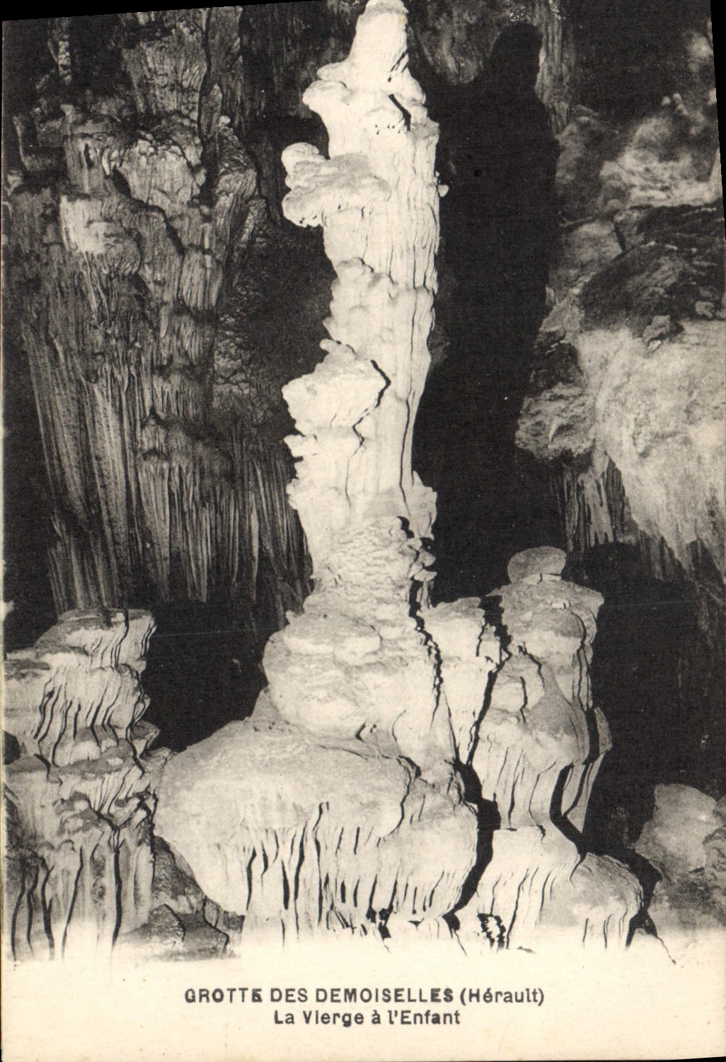 Grotte des Demoiselles (Hérault) — La Vierge à l'Enfant — éditeur non identifié