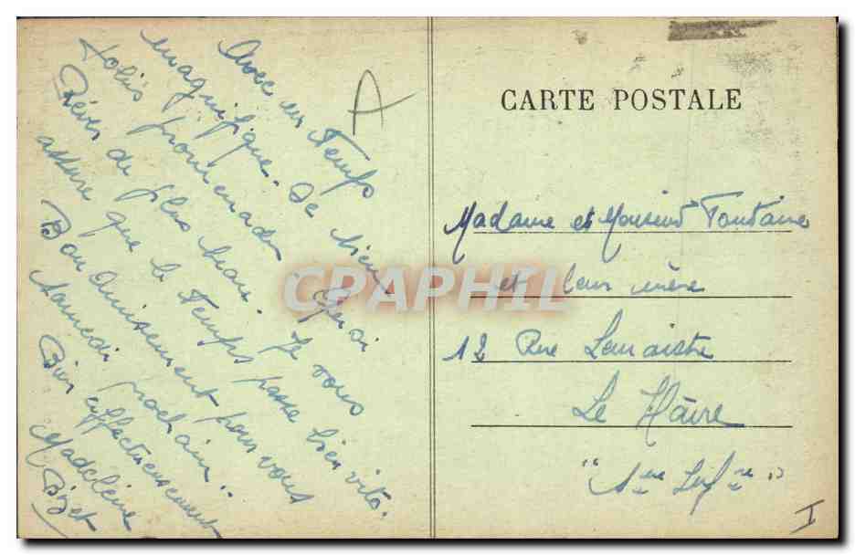Les Pyrénées — Grottes de Bétharram, partie inférieure, les Larmes — Éditeur : M. L. (n° 28) — Rückseite