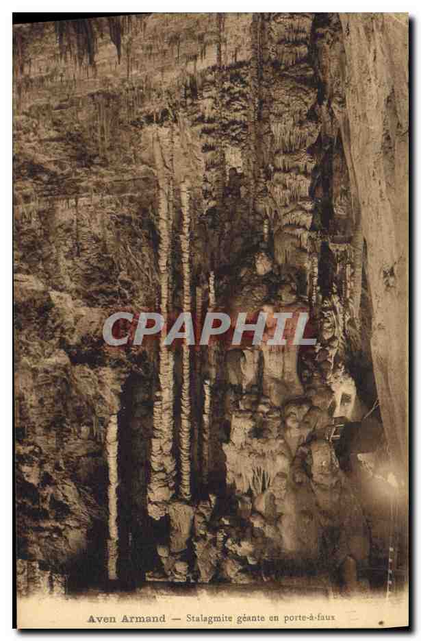 Aven Armand — Stalagmite gigante in bilico — Editore: Doc. Imp. des Arts Graphiques, Toulouse