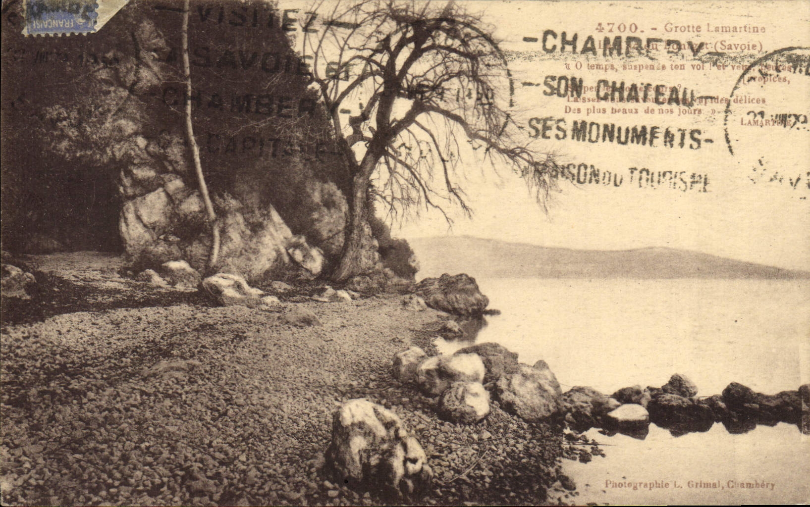 Grotte Lamartine — Chambery (Savoie) — Photographie L. Grimal, Chambery
