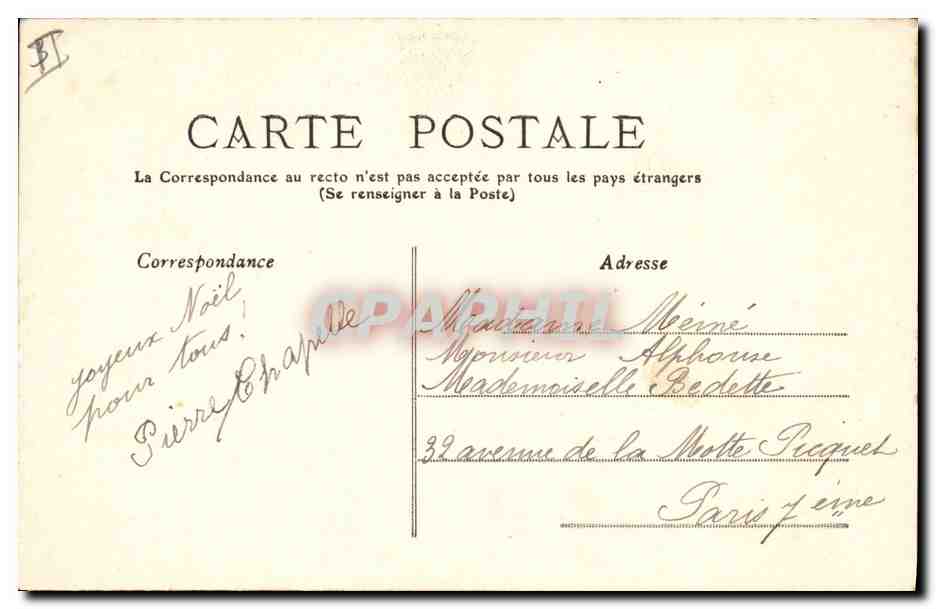 La Légende du Père Noël — République Française, n°4 — édition illustrée — Verso