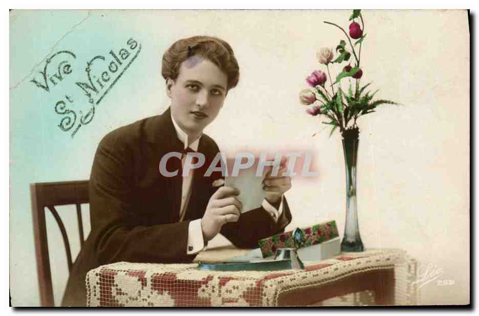 CPA Fantaisie Saint Nicolas Noel 