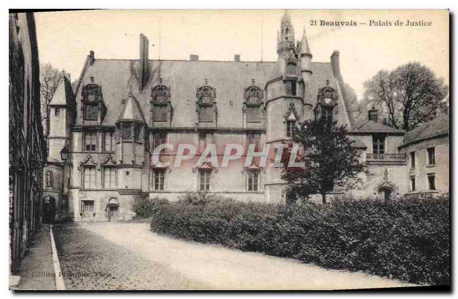 CPA Palais de Justice Beauvais